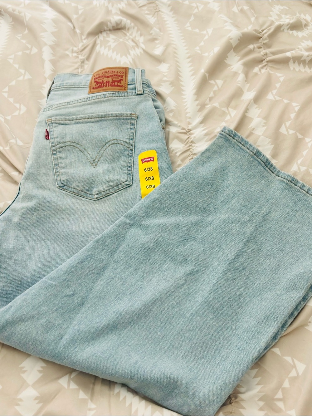 Levi's Light Wash Women's Straight-Leg Jeans